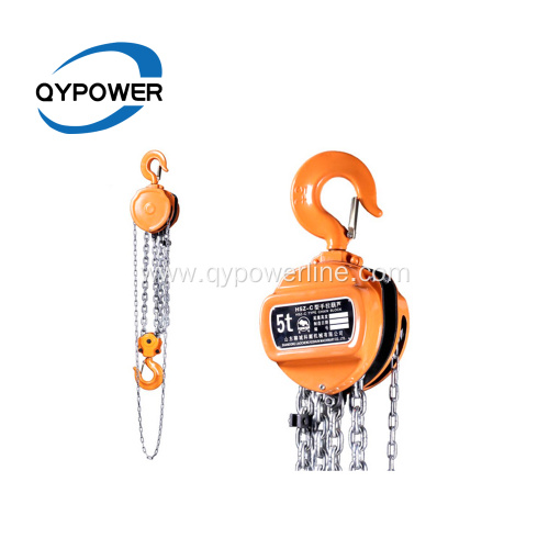 Manual lever chain hoist